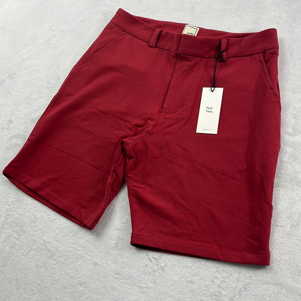 NEW Swet‎ Tailor 29, 31, 32, 33, 38, 40 The Everyday Chino Short Red Wine
